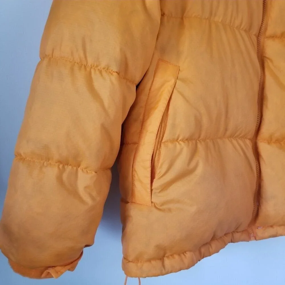 Steve Barrys Sz L Mens Jacket Outdoor Hooded Warm Goose Down Feather Puffer Coat